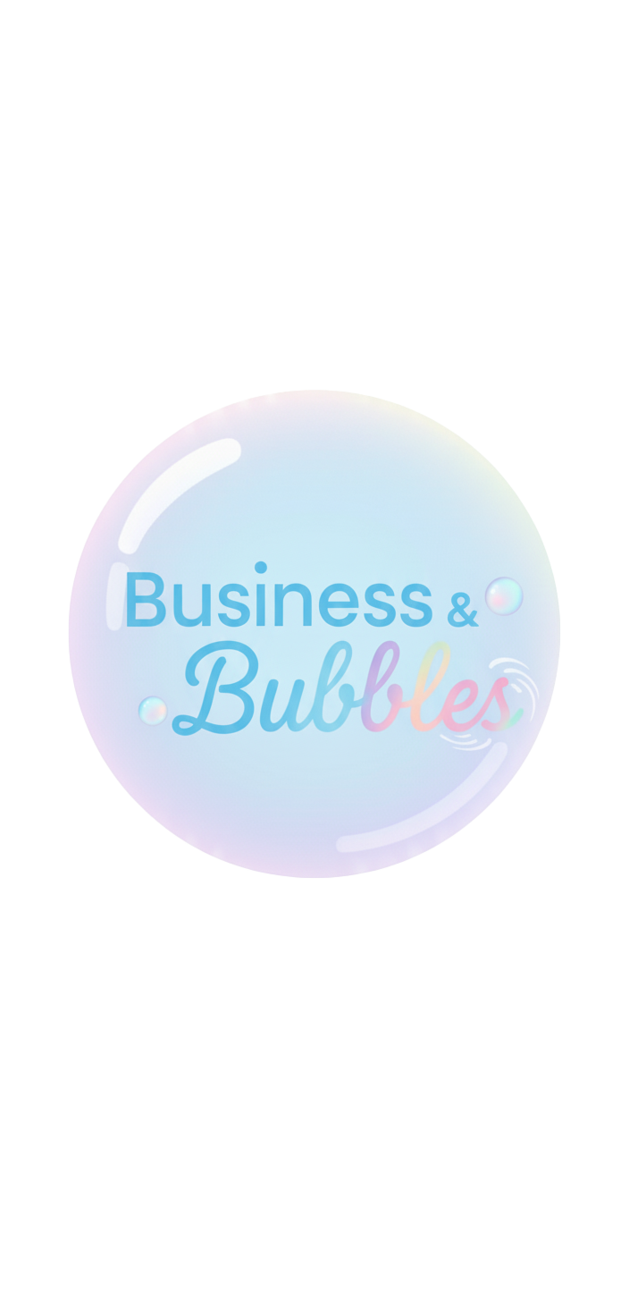 Business & Bubbles Logo transparent